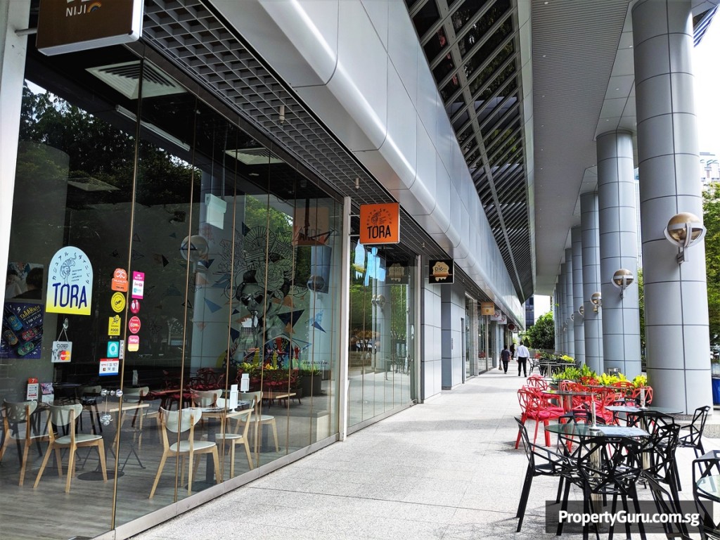 Photo of Concourse Skyline’s eateries on the ground floor