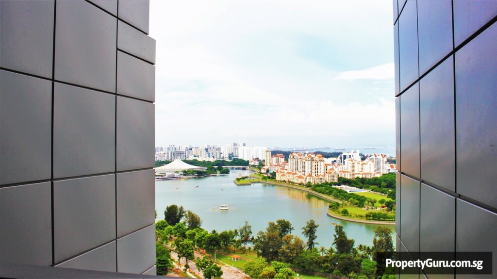 Photo of a grand view and fresh air while doing the laundry