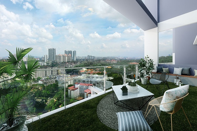 Centria PJ Midtown balcony