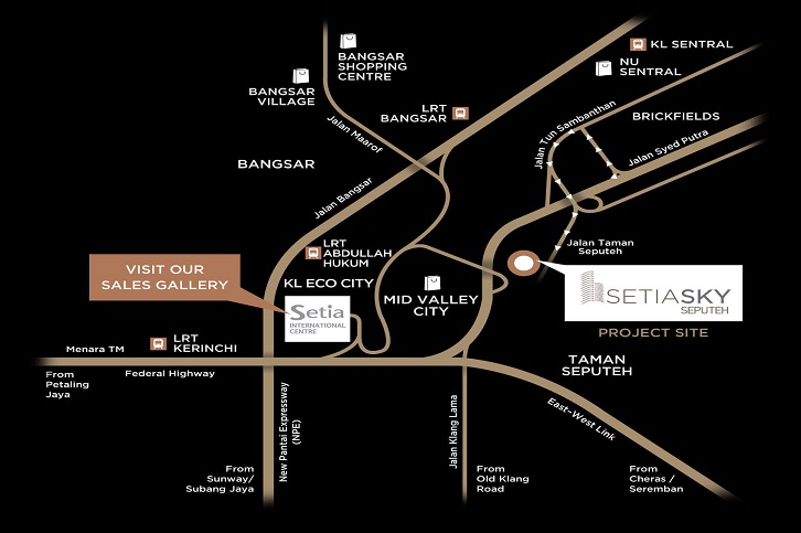 Setia Sky Seputeh, Seputeh Location Map