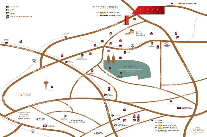 Scarletz Suites, KLCC location