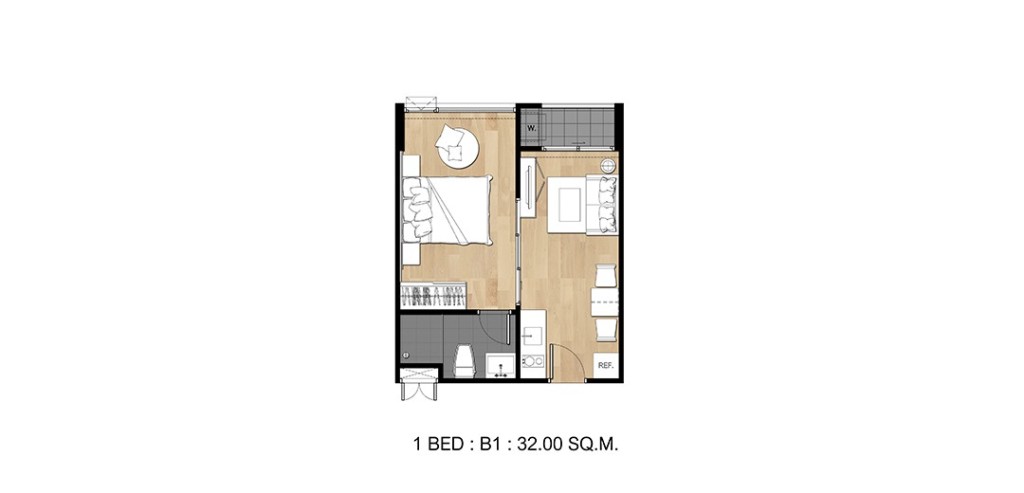 1 Bed B1