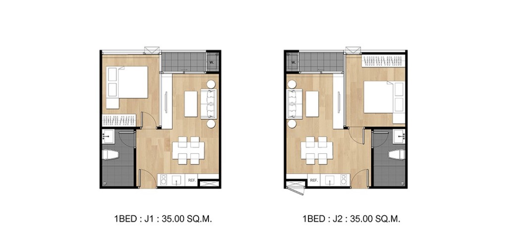 1 Bed J1-J2