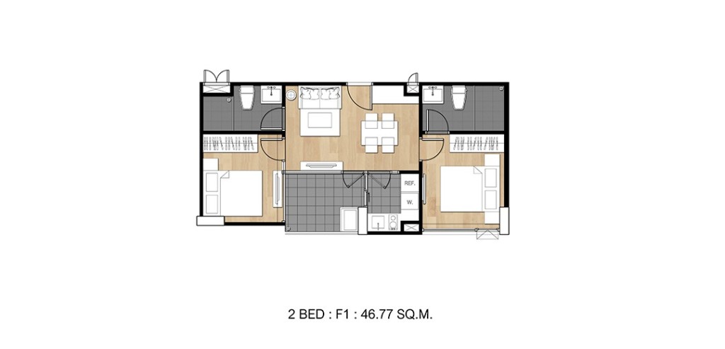 2 Bed F1