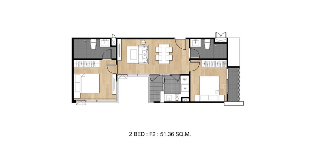 2 Bed F2