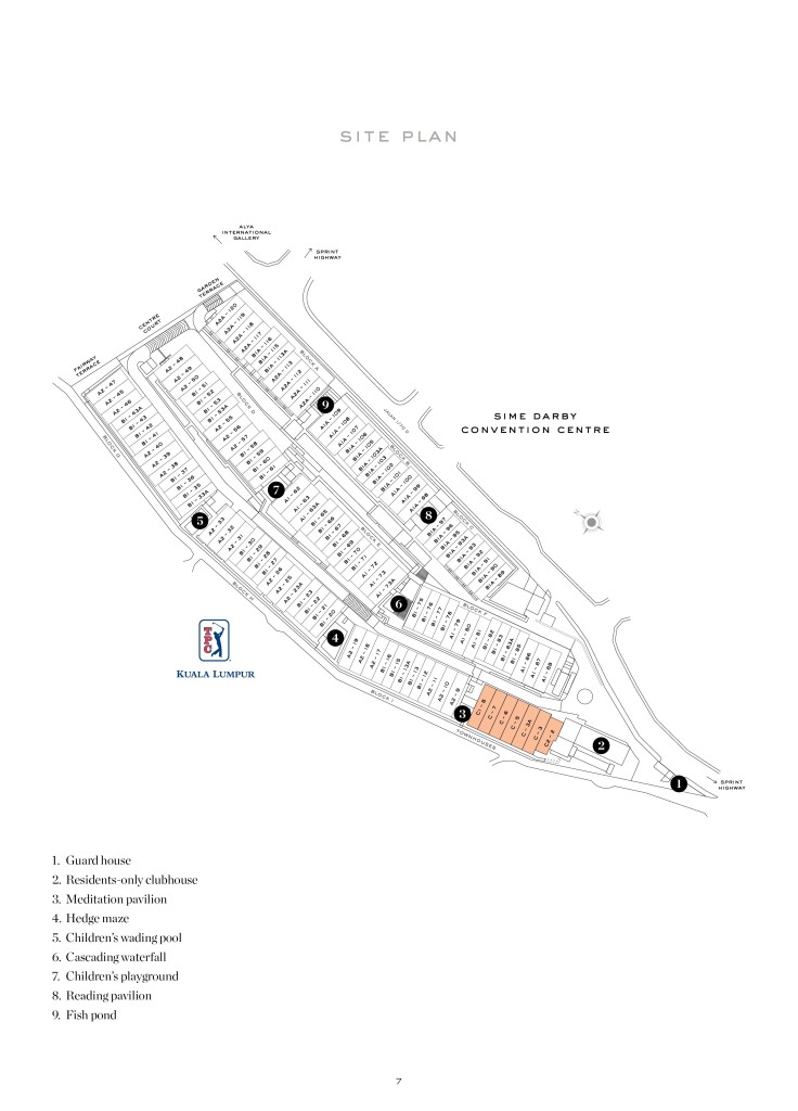 Senada Townhouse Site Plan