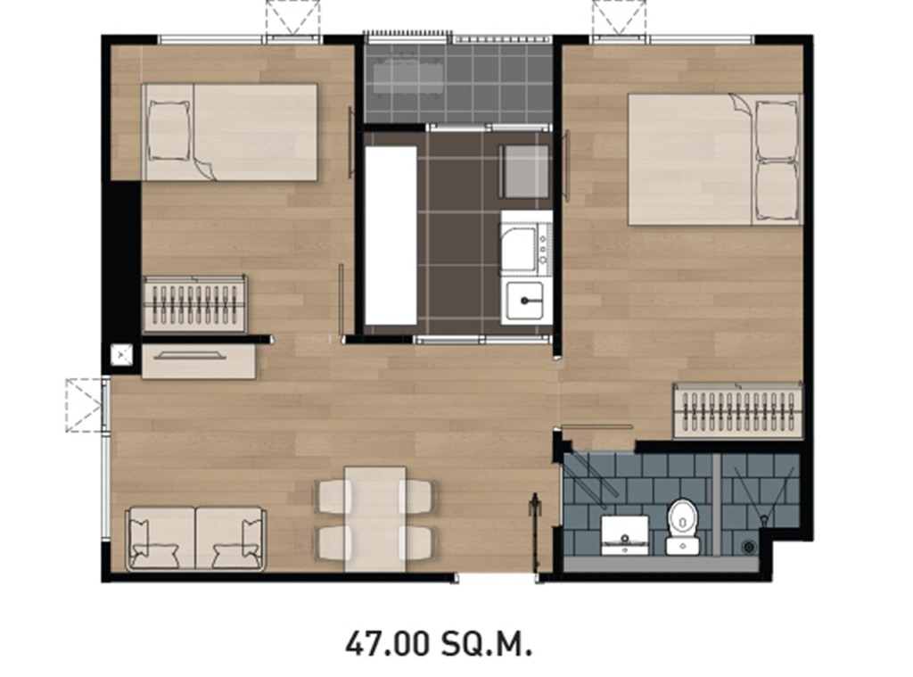 2 Bedroom