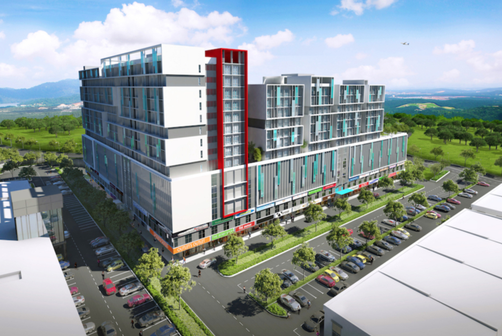 Core SoHo Suites, Sepang External Facade