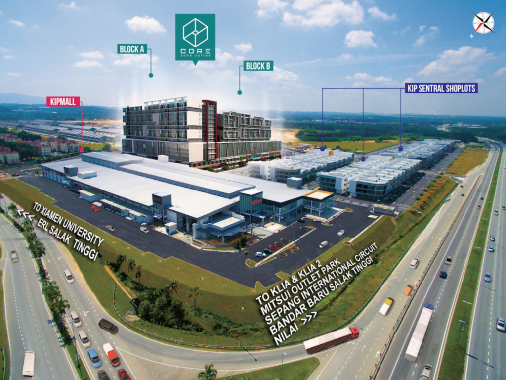 Core SoHo Suites, Sepang Location Map
