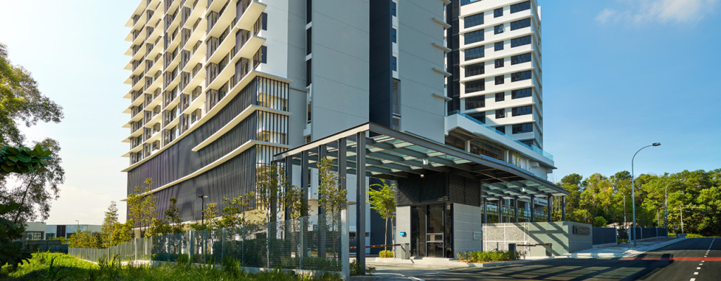Renai Jelutong Residences External Facade