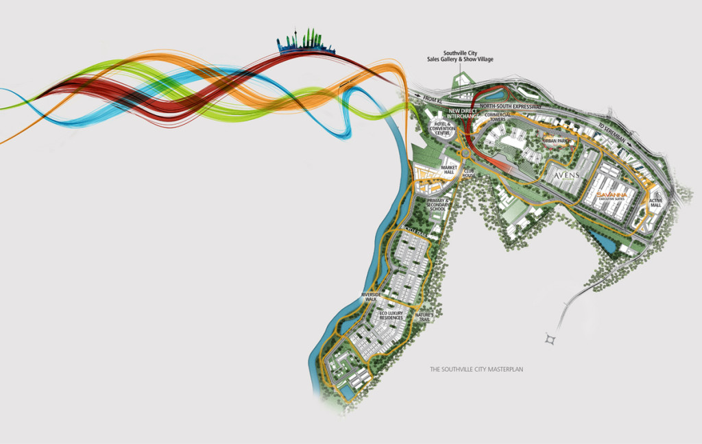 Avens Residence, Southville City Site Map