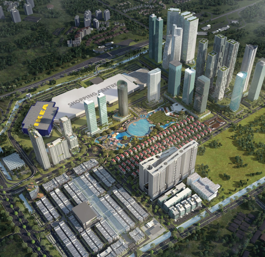 Aspen Vision City, Batu Kawan Aerial View is an integrated development. 