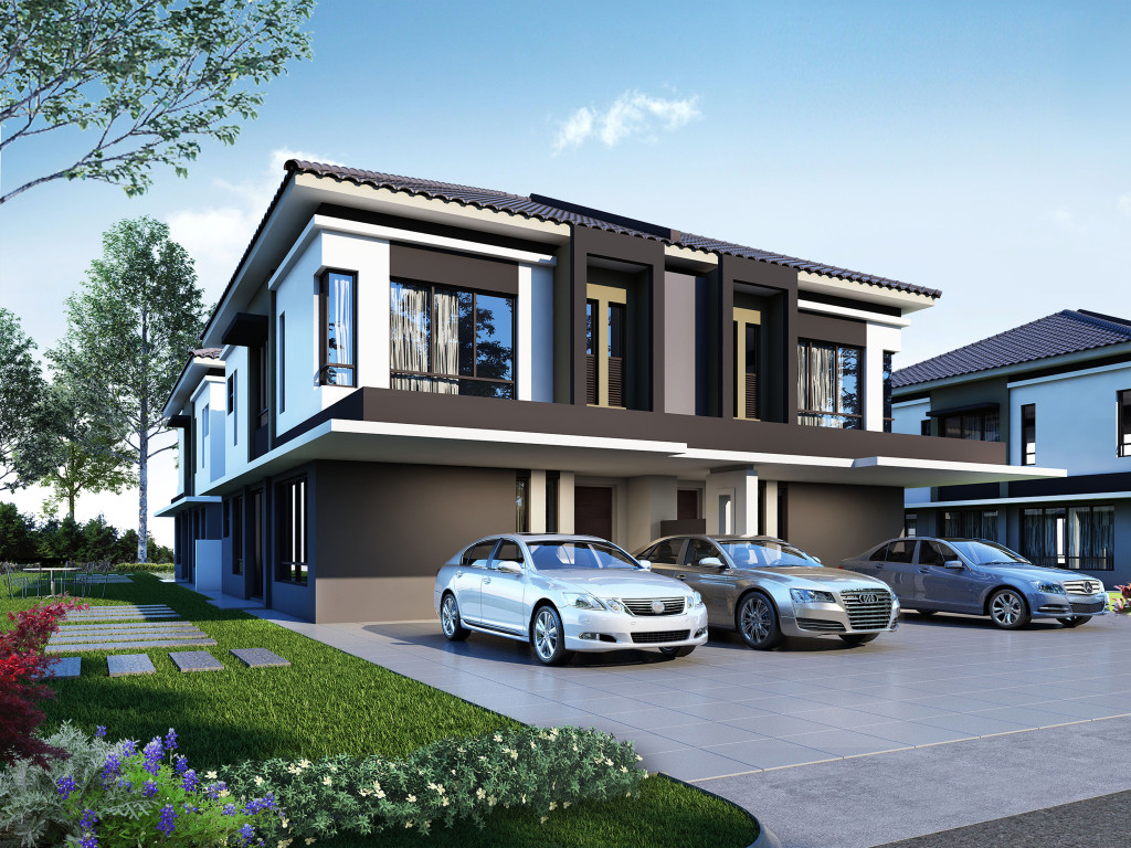 Austin Duta phase 6 comprises double storey terrace houses.