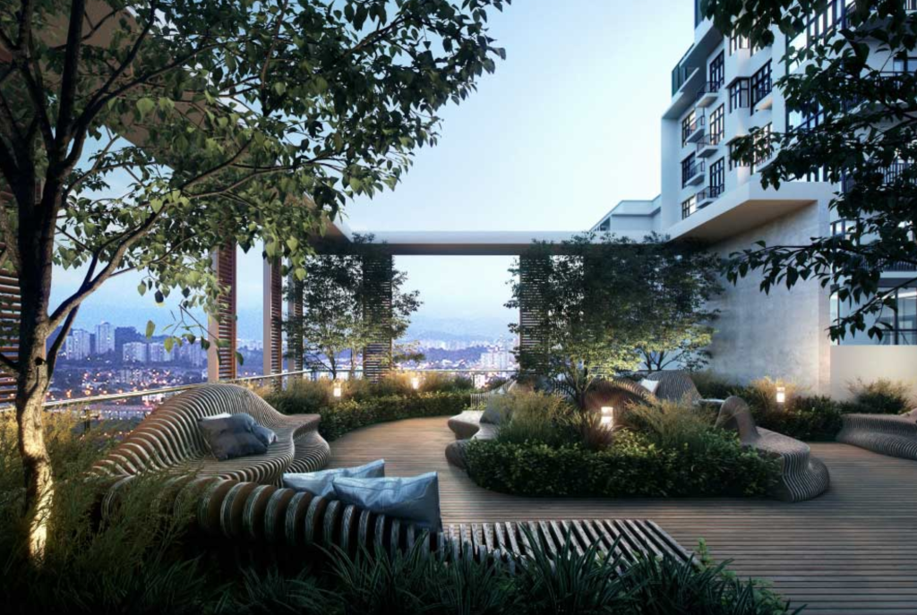 Damansara Seresta lounge provides a relaxing environment 