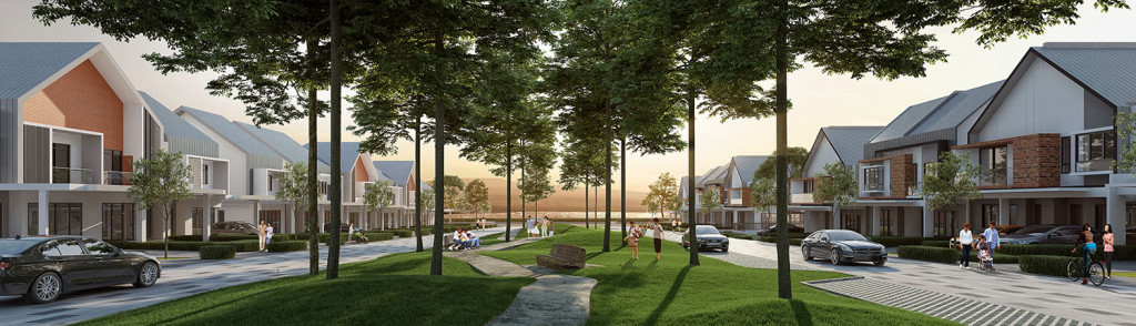 Gamuda Gardens in Sungai Buloh features link houses and RumahSelangorku units.