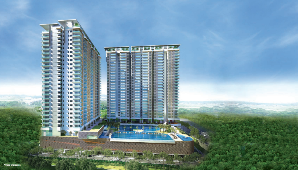 Le Yuan Residence Jalan Klang Lama external facade is not to be missed when driving along this road.