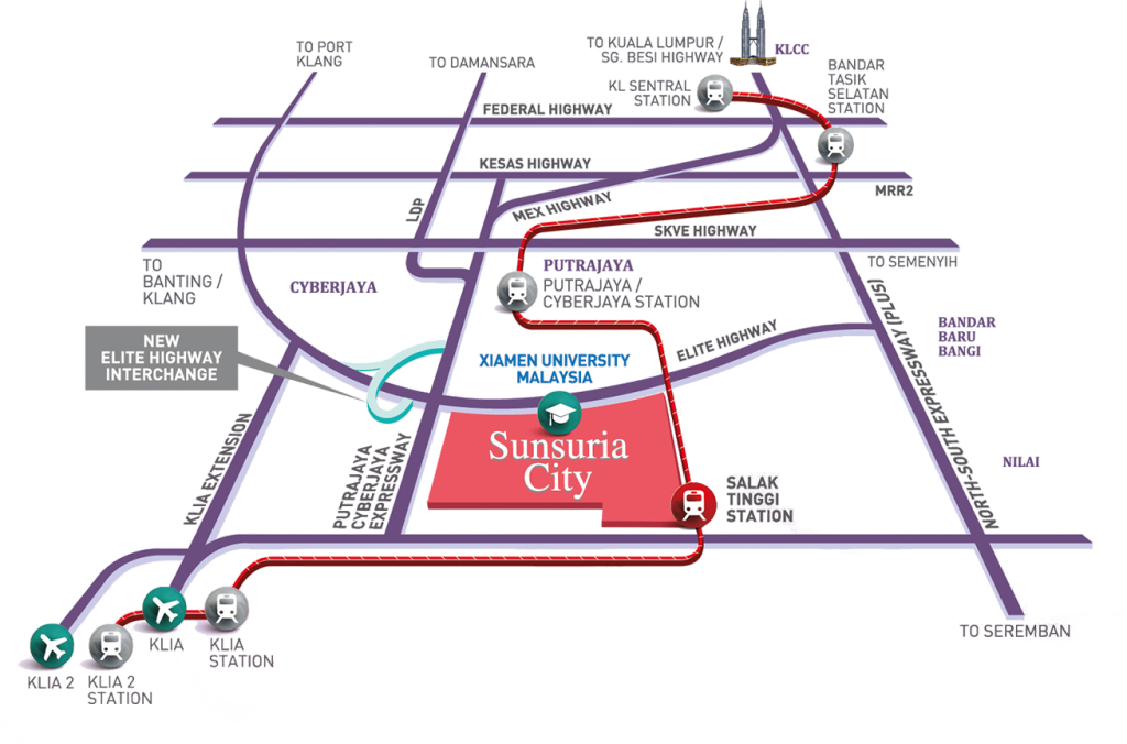 Money Lily, Sunsuria City in Salak Tinggi is touted to be a TOD and have its own LRT station. 