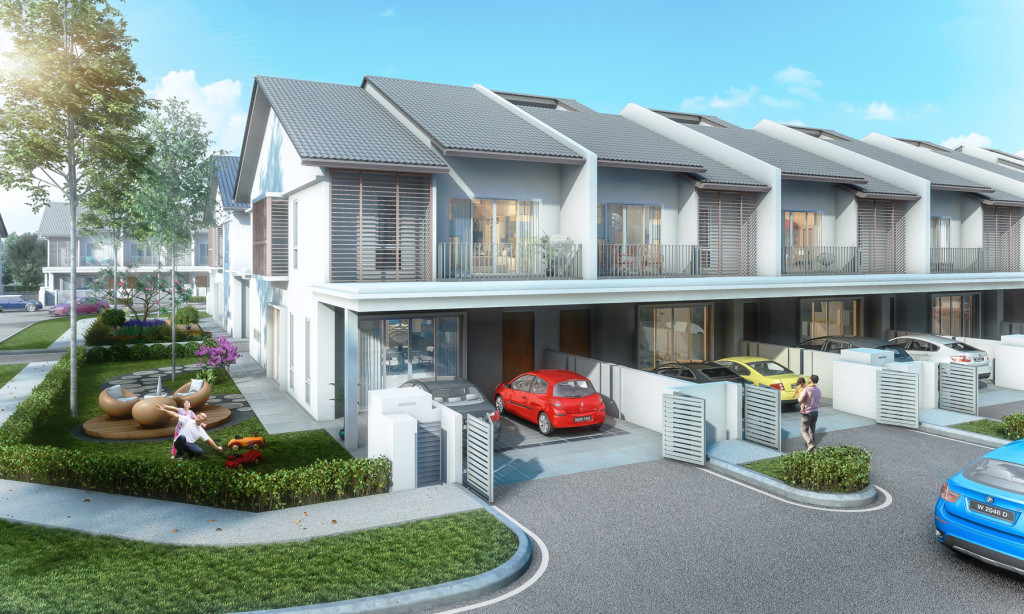Topaz@Taman Putra Prima houses comes with two parking bays. 