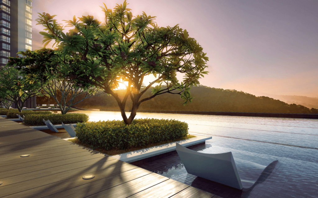 Residents of The Ridge will enjoy views of the Bukit Tabur hills. 