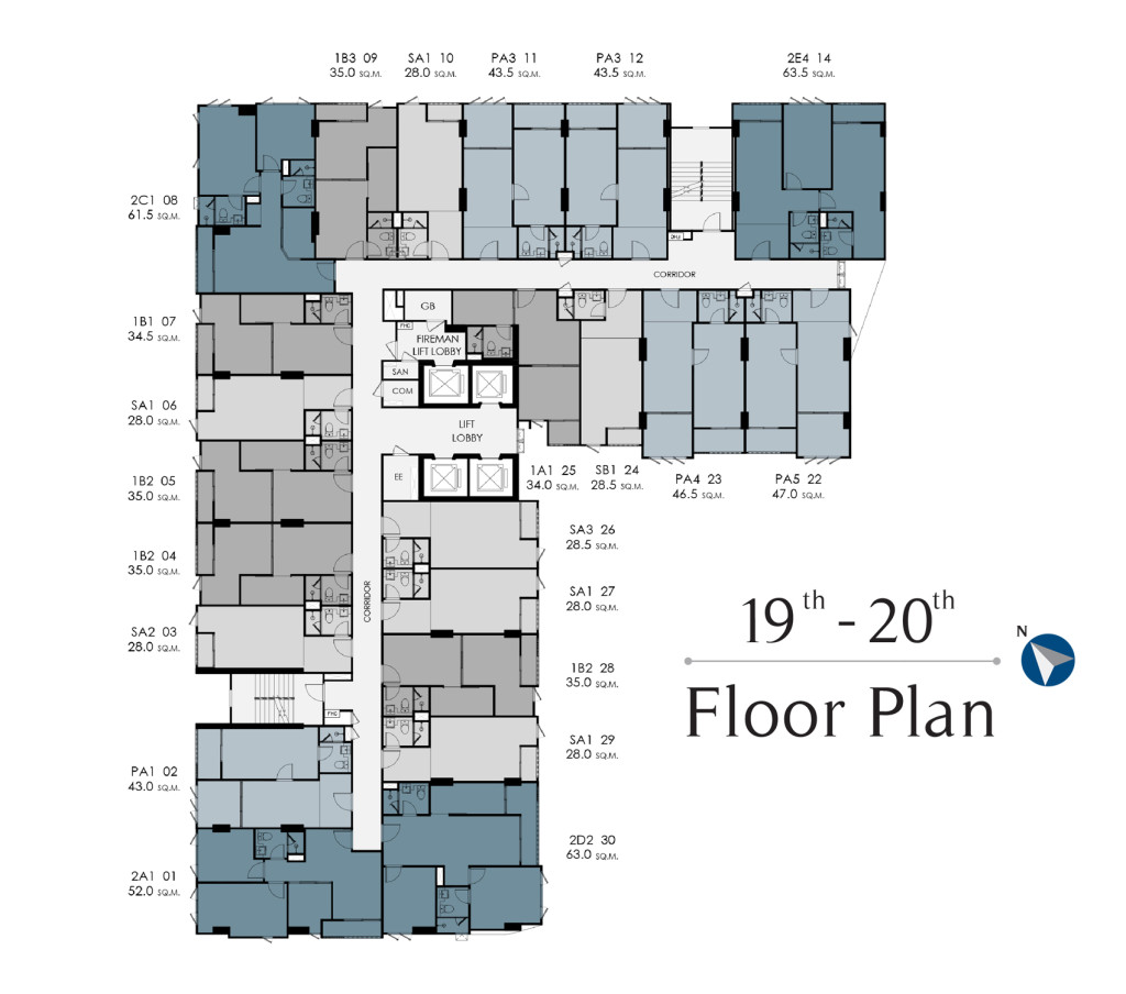 19-20_Floor Plan_Supalai Lite Thaphra Wongwian Yai