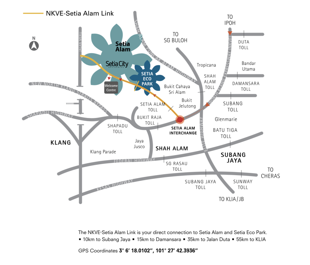  This makes it accessible to other major townships in the Klang Valley and Kuala Lumpur city centre.