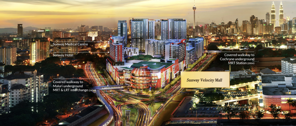 Sunway Velocity is expected to be fully completed in 2020.