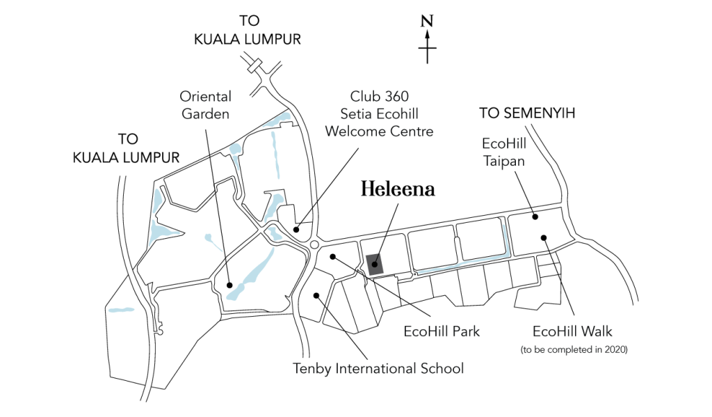 Around the corner of Heleena is also the neighbourhood mall, which tenants include MBO Cinemas, pharmacies, coffee outlets and more.