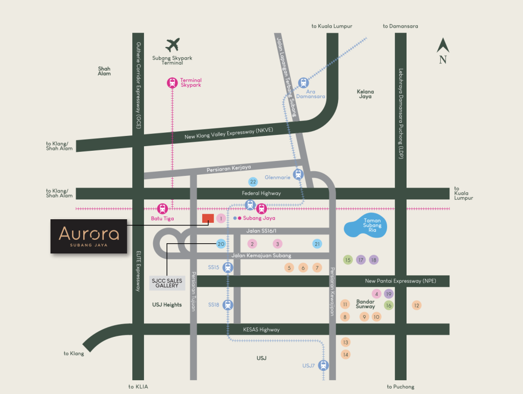 Located in Subang Jaya, where there are plenty of conveniences with great accessibility to drive a commendable rental yield.