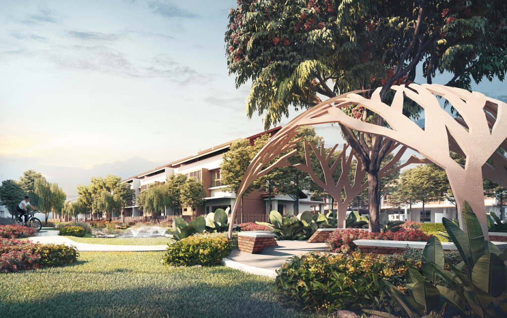 There are 8 themed tropical gardens within Setia Warisan Tropika, and homeowners are entitled to membership at the residents-only 1-acre clubhouse. 