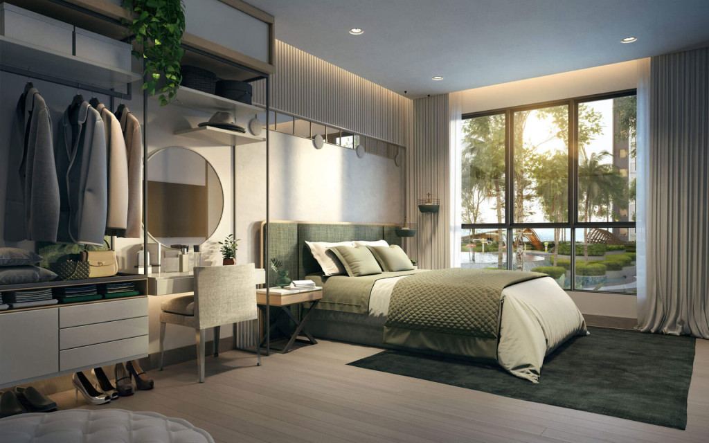 As the first serviced apartment in Gamuda Cove, Maya Bay Residences offers 5 types of layout and built-up is from 550 sq ft to 968 sq ft