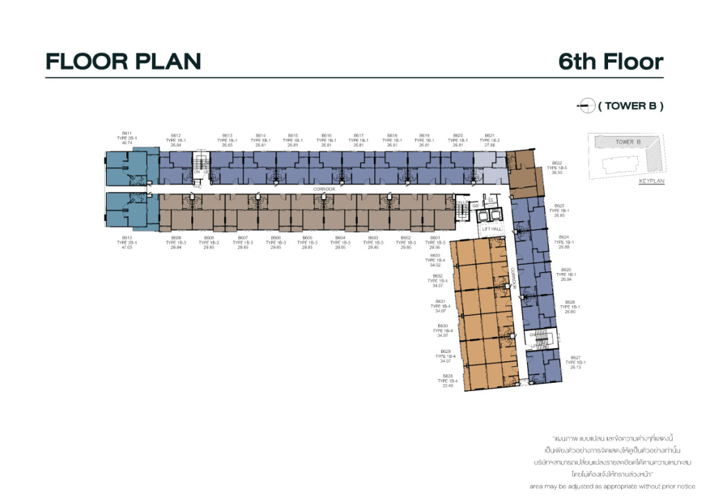 Floor Plan ชาโตว์ อินทาวน์ รัชโยธิน (Chateau In Town Ratchayothin)
