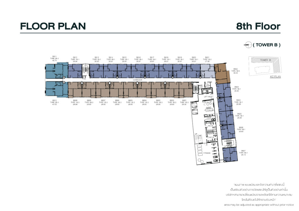 Floor Plan ชาโตว์ อินทาวน์ รัชโยธิน (Chateau In Town Ratchayothin)