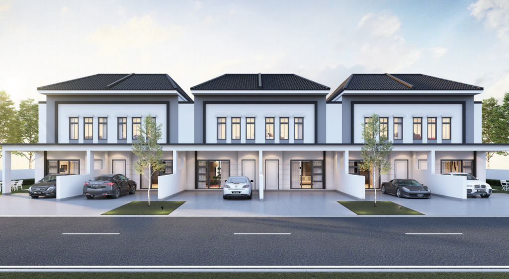 Eco Botanic 2 will only offer terraced and garden homes, so there will not be any bungalows or semi-detached houses.