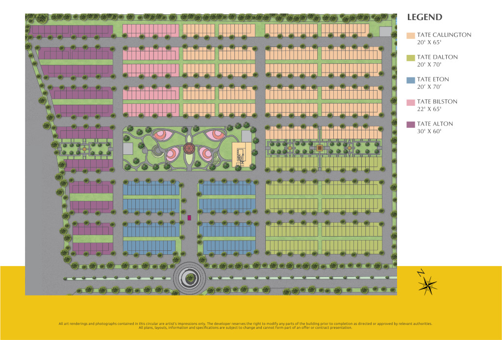Eco Botanic 2 will only offer terraced and garden homes, so there will not be any bungalows or semi-detached houses.