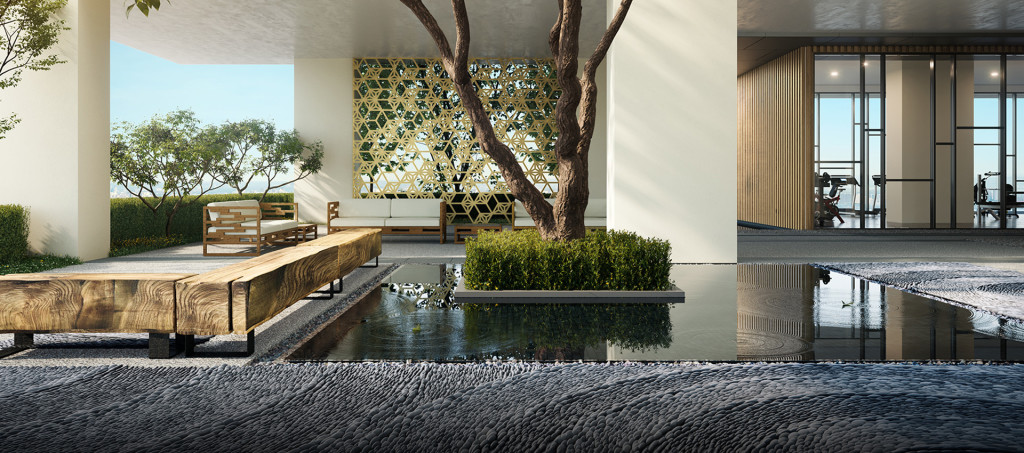Tropicana Miyu has its own zen garden and water feature reflexology paths for residents to unwind after a long days work. 