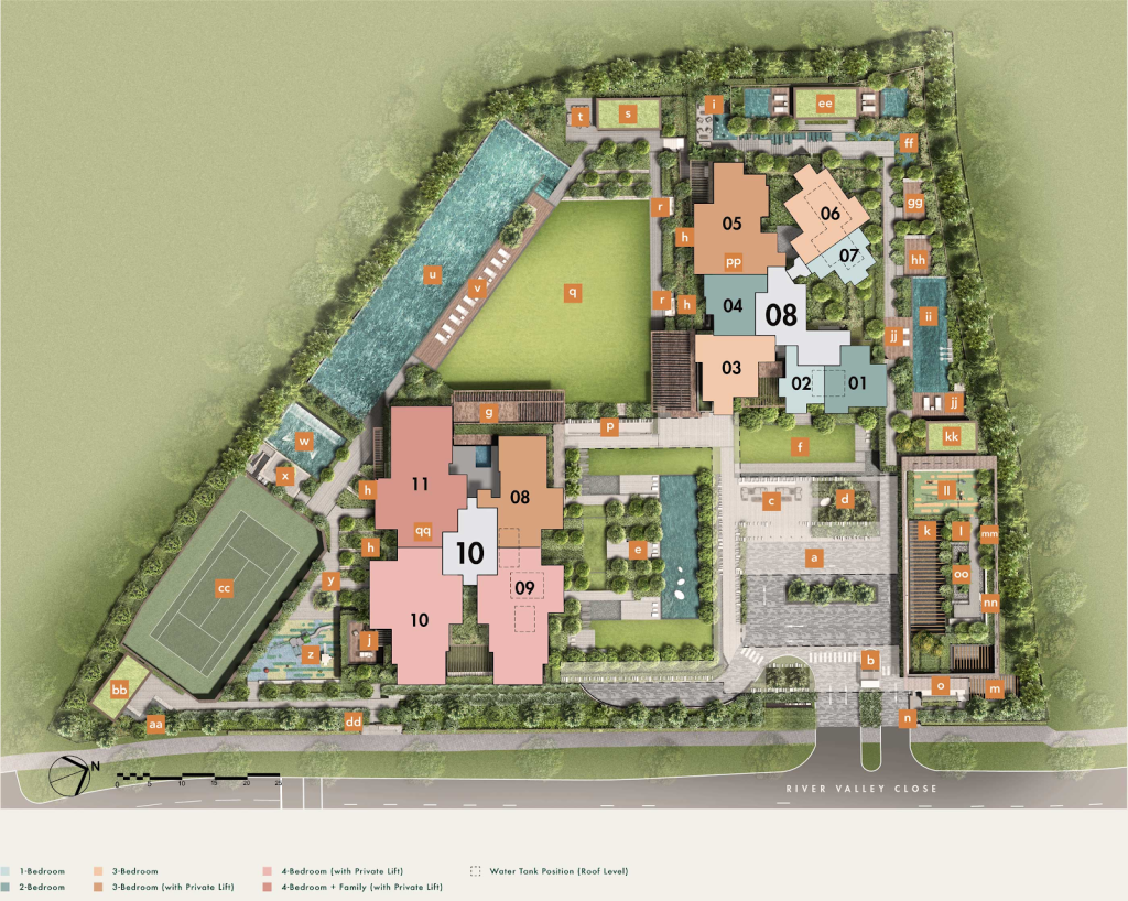 The Avenir site plan 1