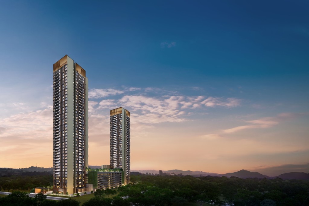Allevia is a freehold development and will comprise two 43-storey towers with a total of 294 units. 