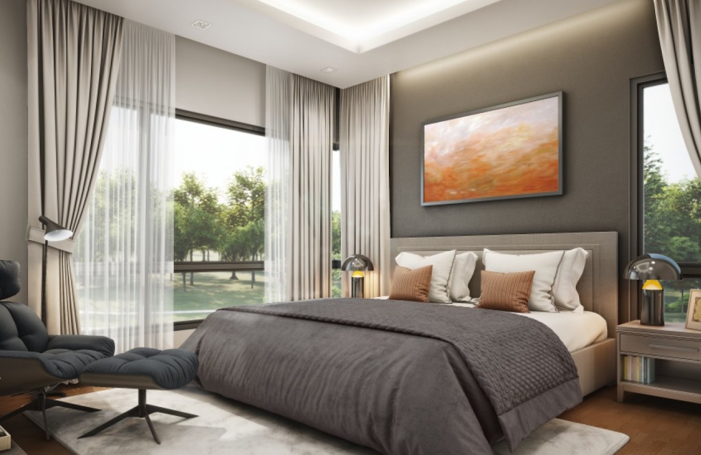 Rooms are spacious at Lumira. 