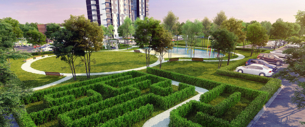 As for Perdana Park, it is well-designed with practical modern homes catered for young and small families