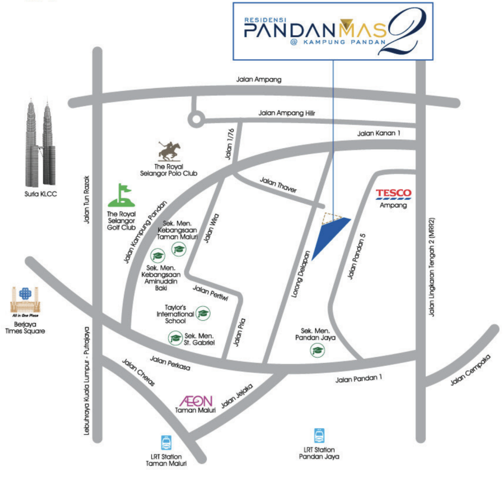Residensi Pananmas 2 is easily accessible via many network of highways in Klang Valley.