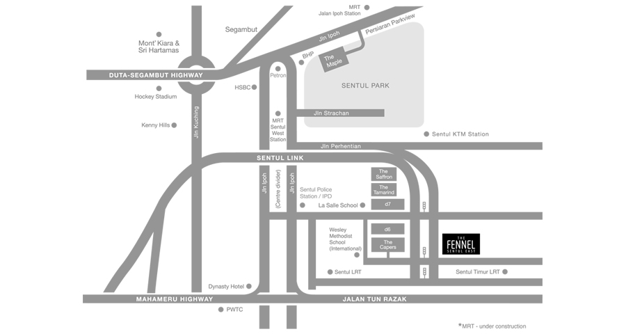 This area is also near thriving and mature areas such as Segambut, Gombak, Setapak, and the Kuala Lumpur city centre.