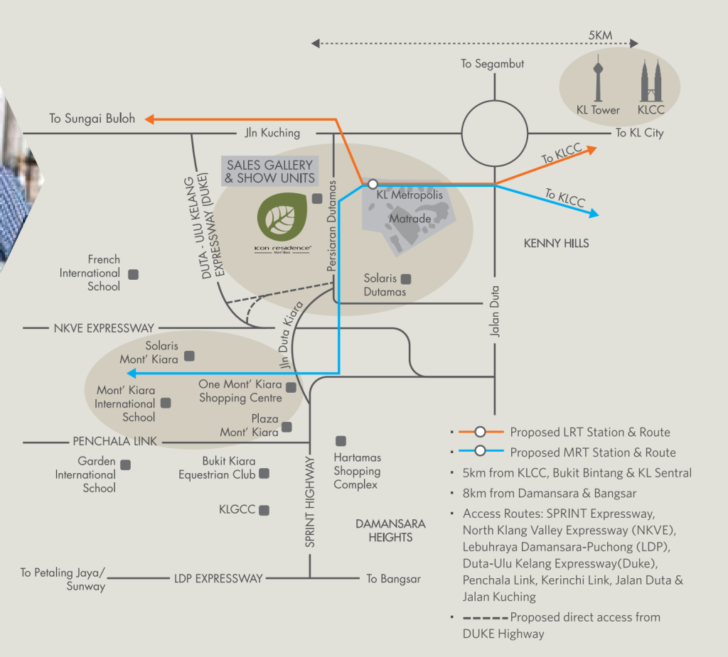 One of the nearest areas for amenities is Solaris Mont Kiara,  where there are plenty to choose from, and then, there’s Publika Shopping Gallery for even more options.