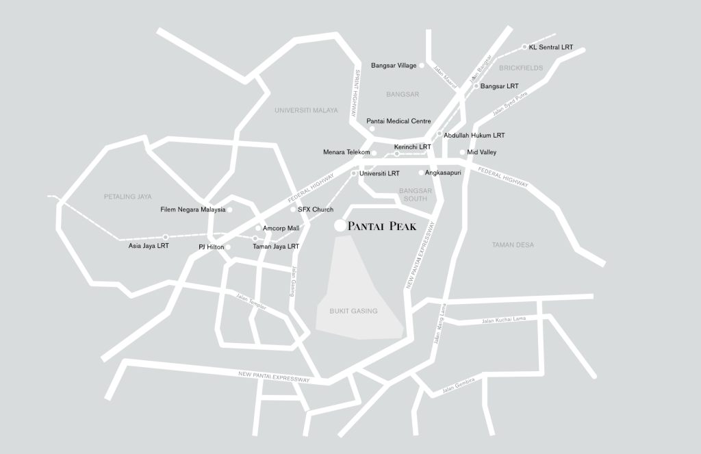 Although its immediate surroundings are of kampung and squatter settlements, accessibility at Pantai Hillpark is good.