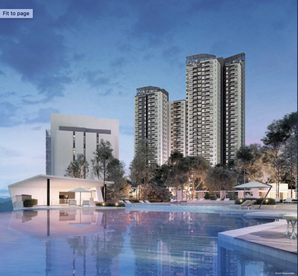 This modern residential condominium come with facilities designed for the whole family, including landscaped parks, sports centre, children’s play zone, green lawn, infinity pool, sauna and more.