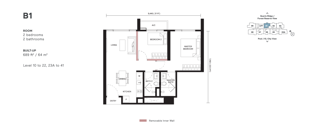 Other facilities include seating alcove, BBQ pavilion, gourmet pavilion, reading nook, sky garden, chill-out lounge, and many more.
