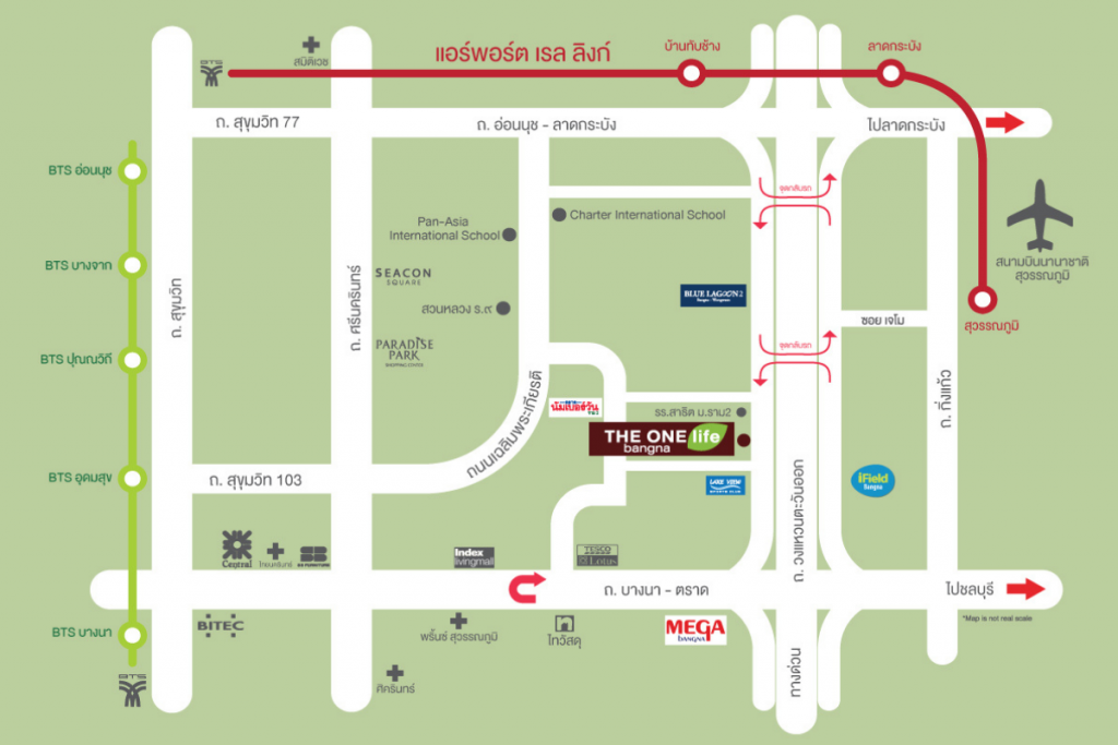 The-One-Life-Bangna7-Map