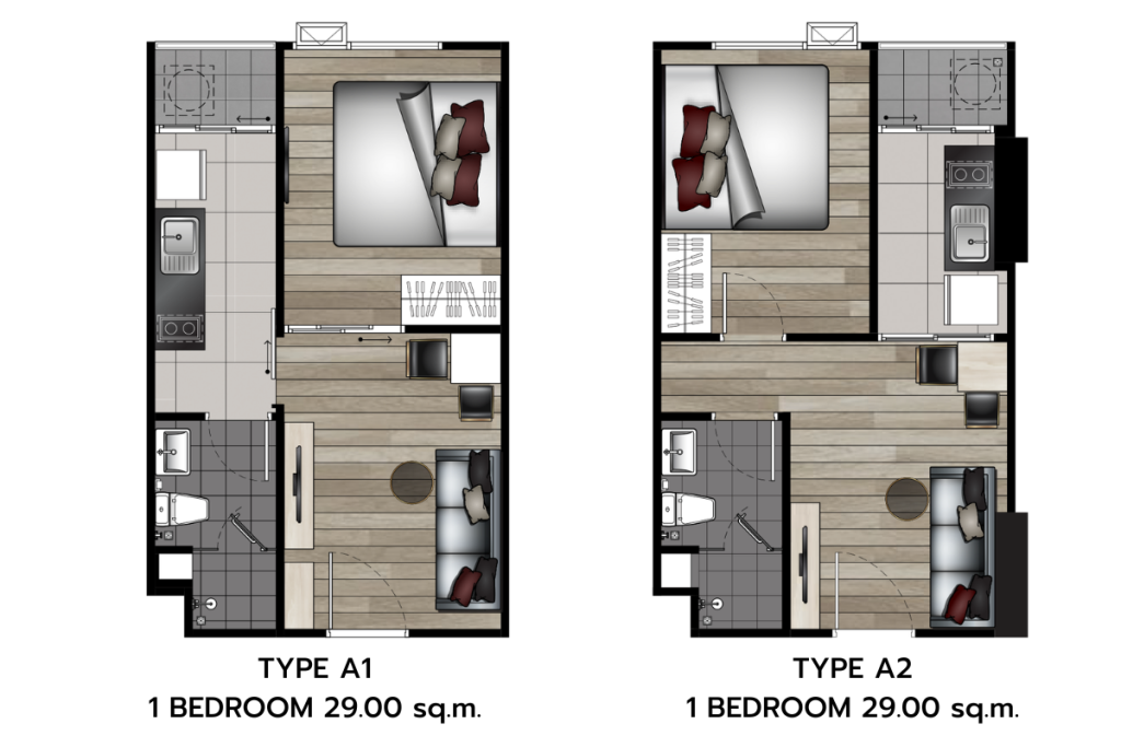Review-Condo-Chewathai-PinklaoUnit Layout