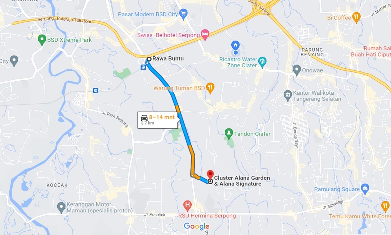 Review Properti Alana Signature, Buaran, Serpong, Tangerang Selatan