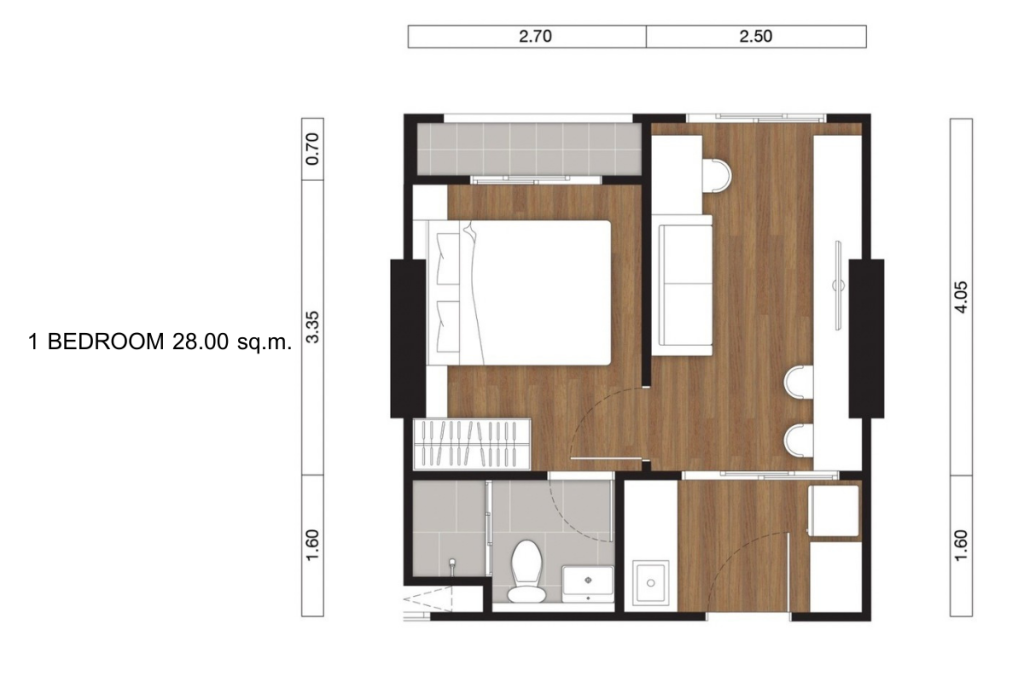 Lumpini-Place-Chaengwatthana-Pakkret-Station-Unit Layout
