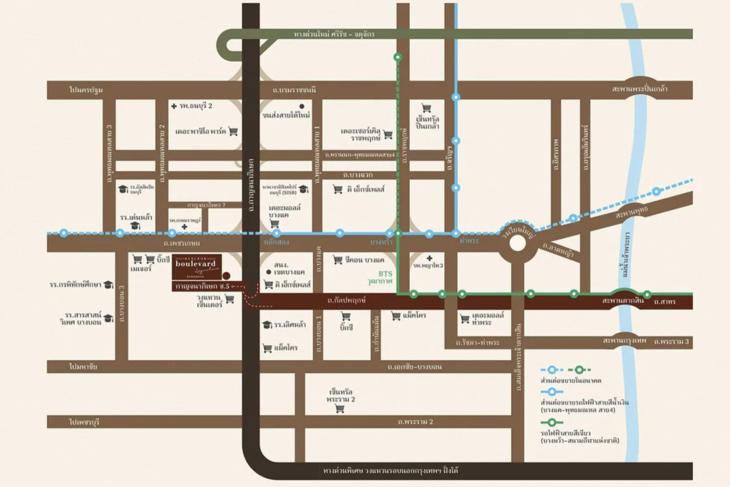 Bangkok-Boulevard-Signature-Bangkhae-MAP